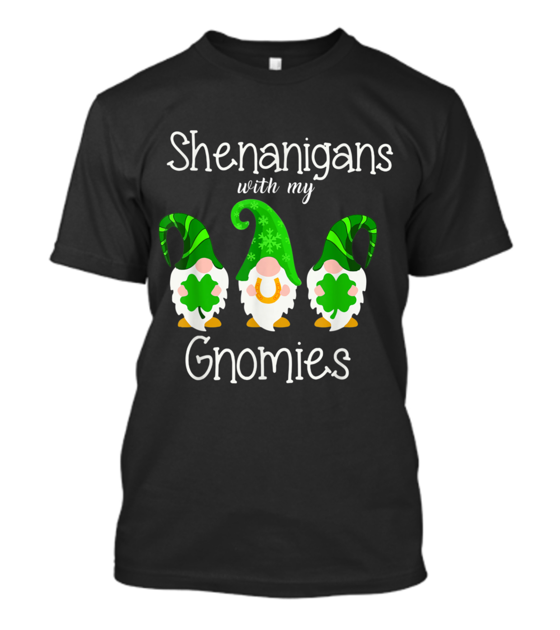Shenanigans With My Gnomies Shamrock St Patrick's Day Gnome Party T-Shirt