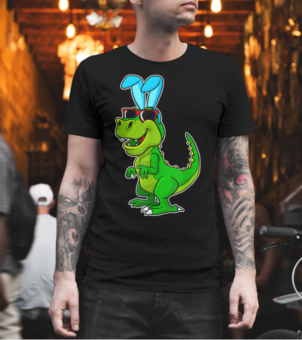 T Rex Easter Bunny Funny Dinosaur Boys T-Shirt T Rex Easter Bunny Funny Dinosaur Boys T-Shirt