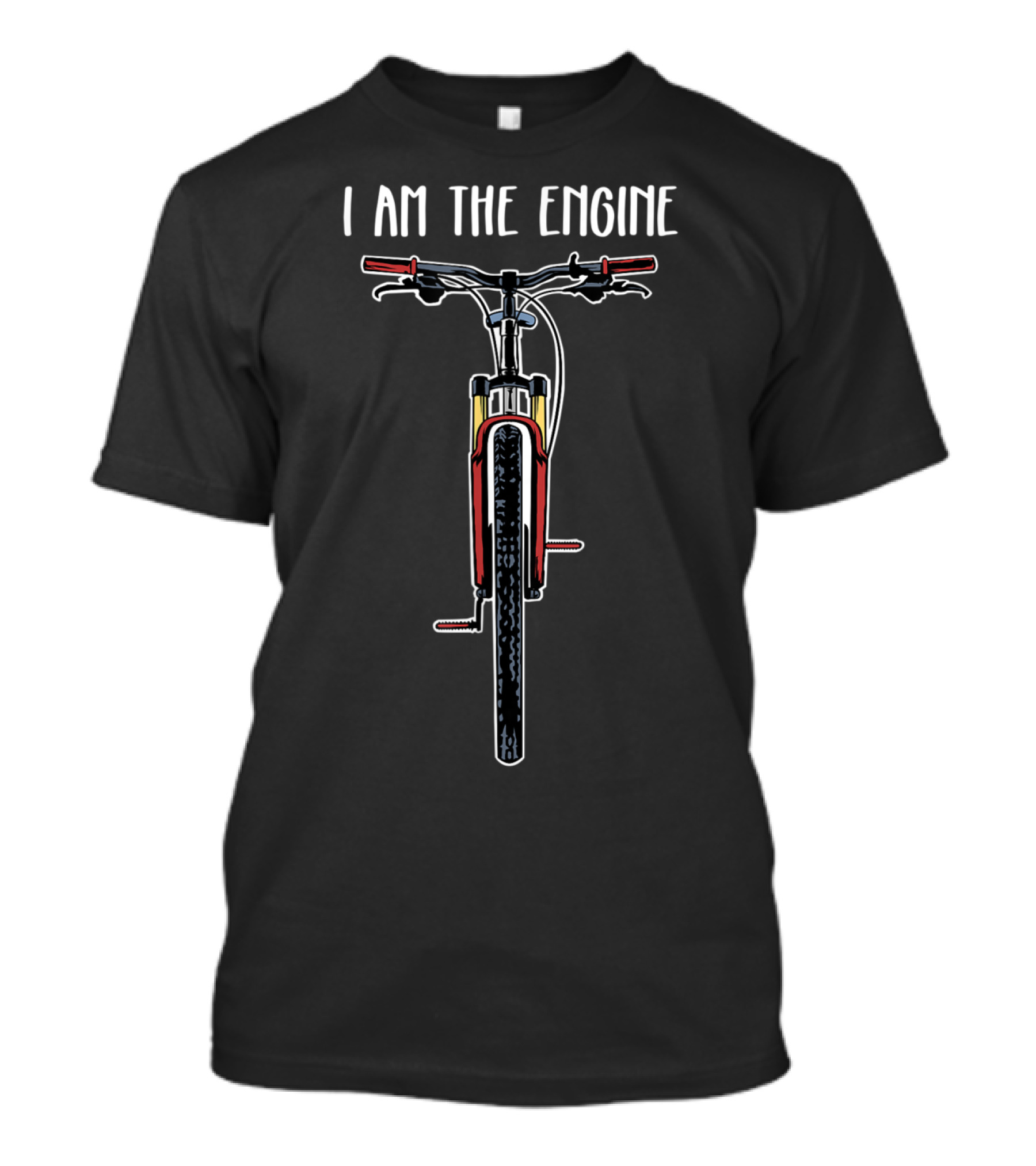 I Am The Engine Bicycle Humor T-Shirt