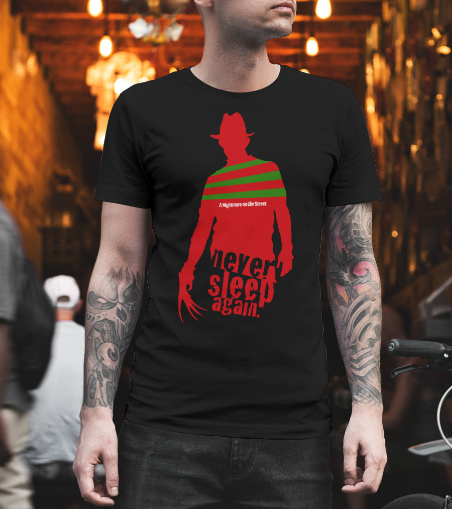 A Nightmare On Elm Street Never Sleep Again T-Shirt