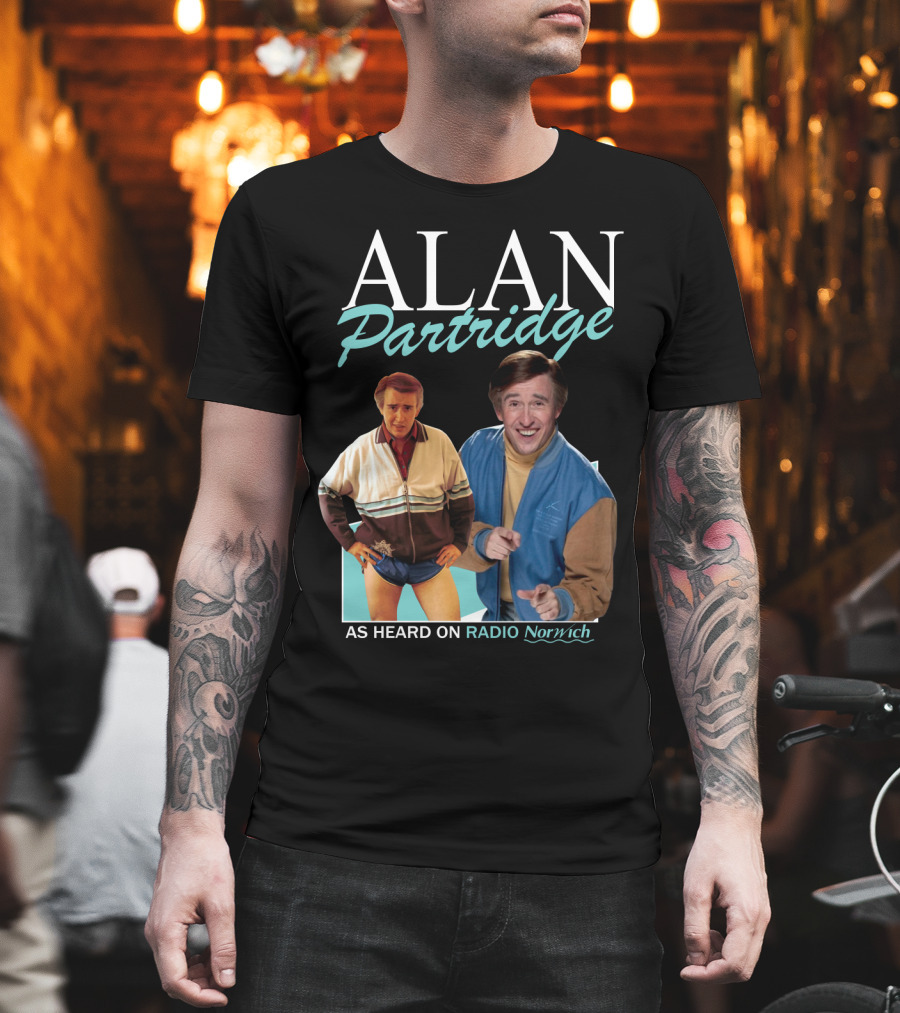 ALAN Partridge As Heard On RADIO Norwich T-Shirt
