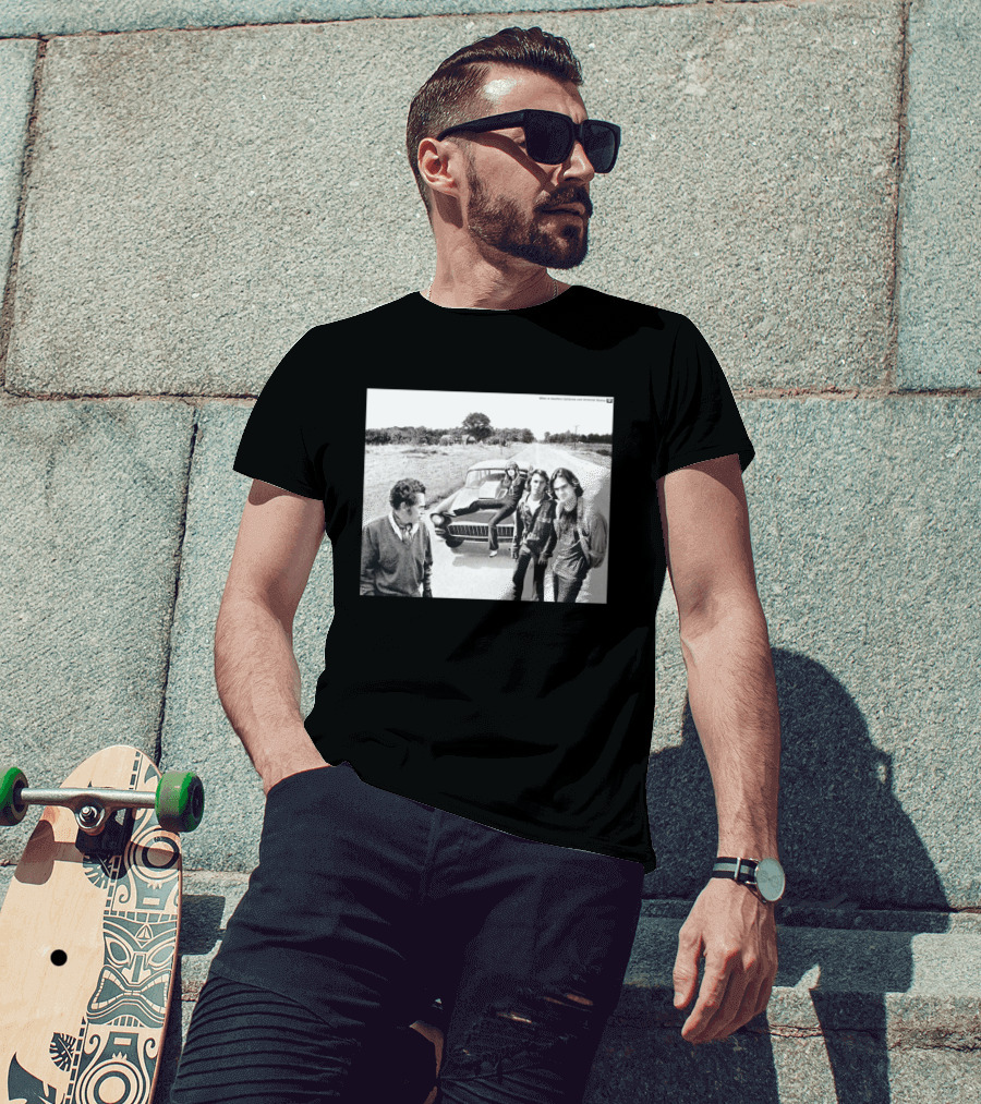 Two Lane Blacktop Picture Southern California Chevrolet Coupe Scene T-Shirt