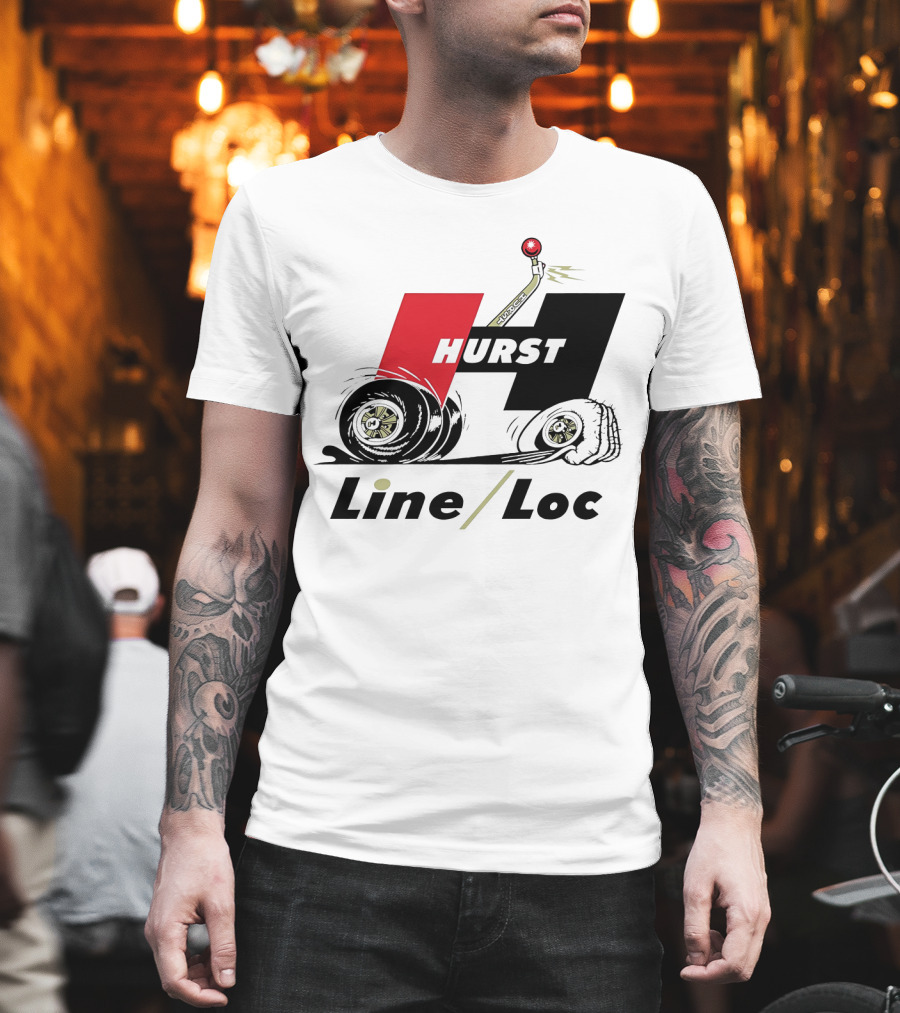 Hurst Line Loc Racing Tire Burnout T-Shirt