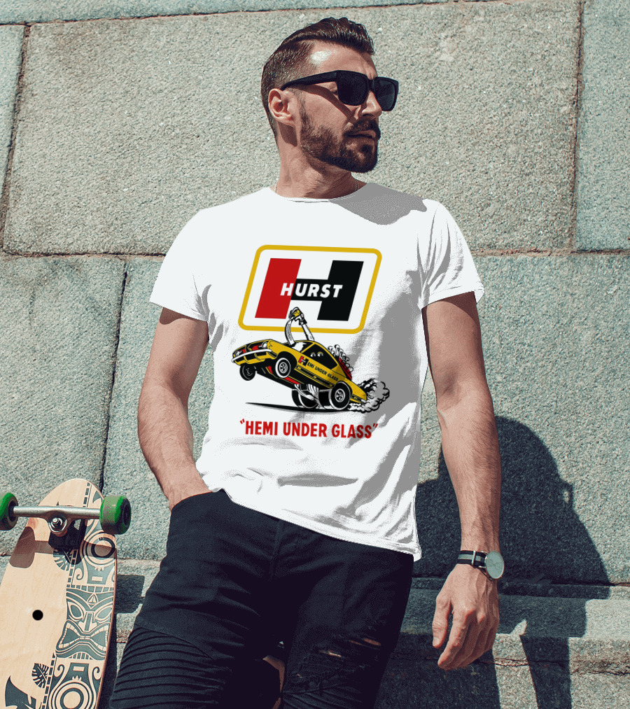 Hurst Hemi Under Glass Wheelstand T-Shirt