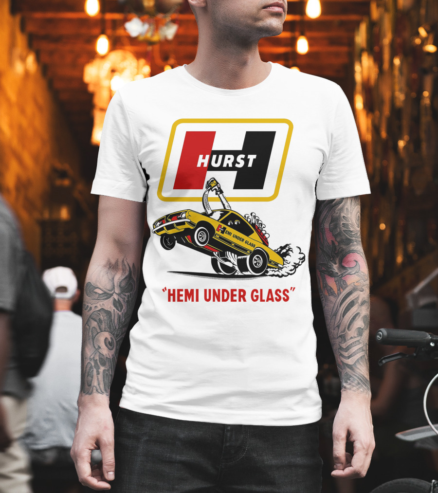 Hurst Hemi Under Glass Wheelstand T-Shirt