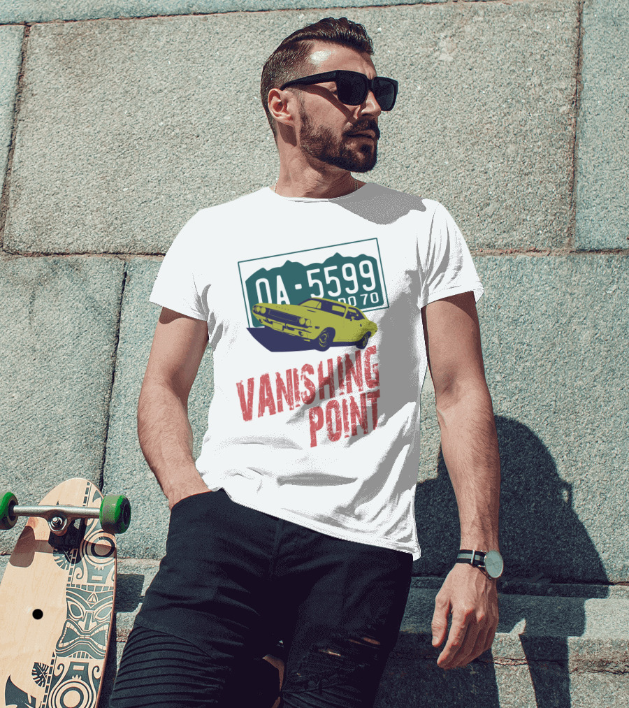 Vanishing Point OA-5599 70s Car Iconic Reference T-Shirt
