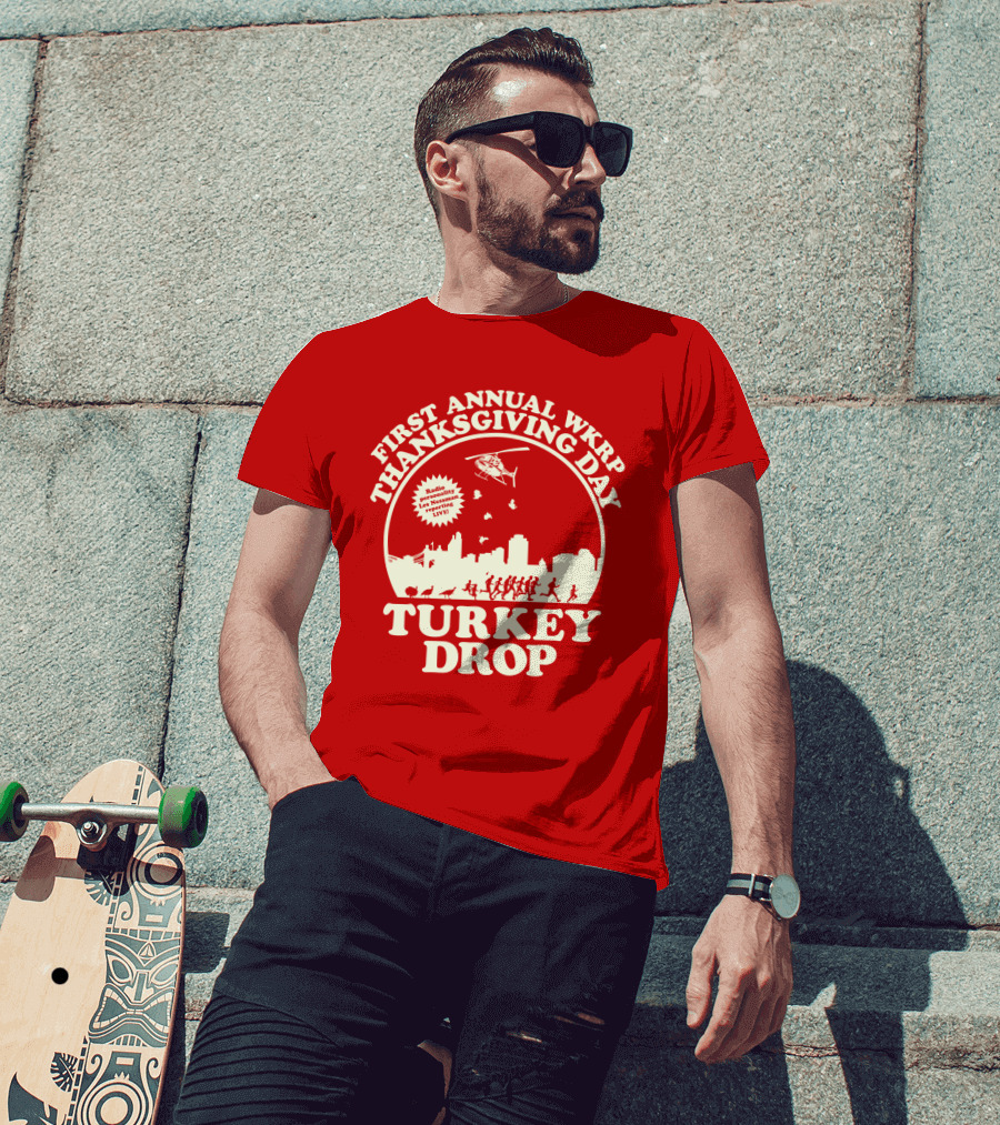 First Annual Wkrp Thanksgiving Day Turkey Drop Radio Presentation Live T-Shirt
