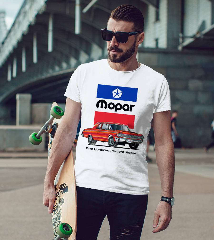 Mopar One Hundred Percent 1964 Dodge Super 440 T-Shirt