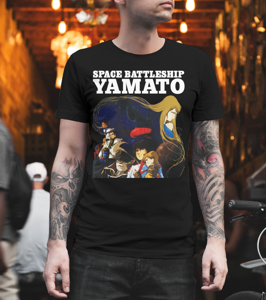 Space Battleship Yamato Classic Anime Crew Collection T-Shirt