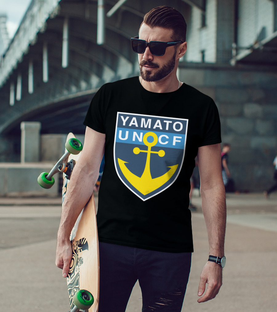 Yamato UNCF Anchor Emblem Space Battleship Crest T-Shirt