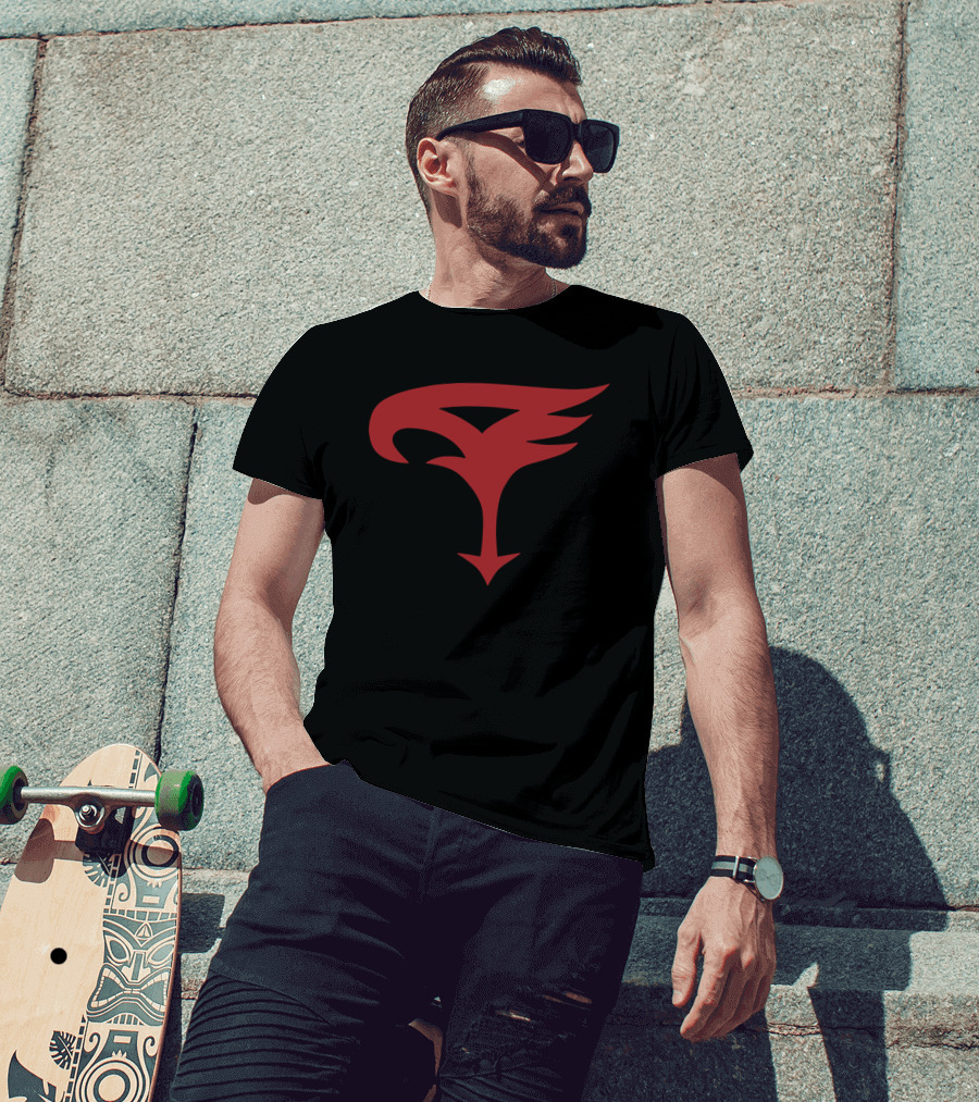Battle Of The Planets Phoenix Emblem Strock T-Shirt