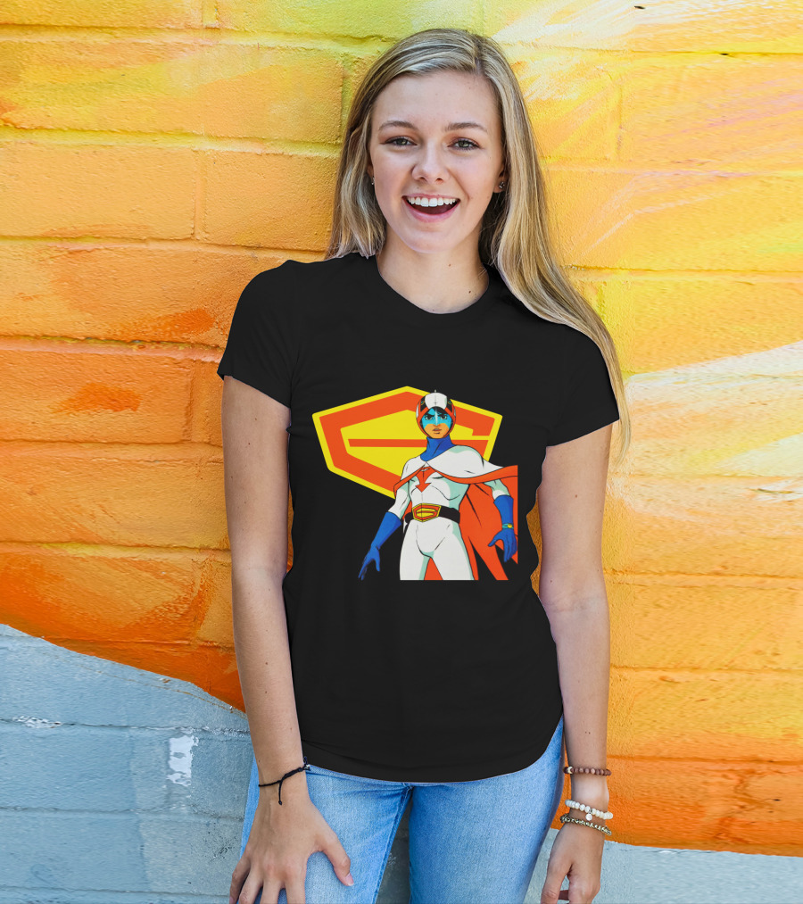 Battle Of The Planets G Force Iconic Character With Emblem T-Shirt