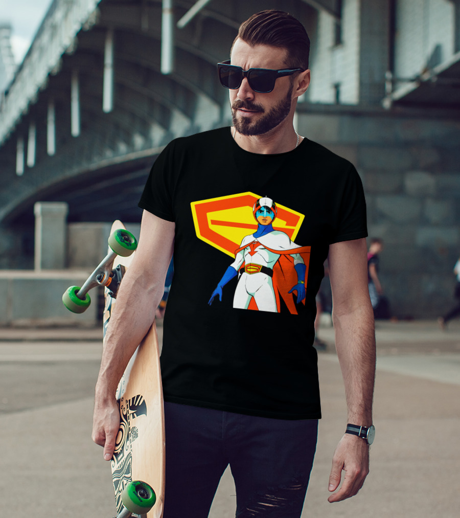 Battle Of The Planets G Force Iconic Character With Emblem T-Shirt