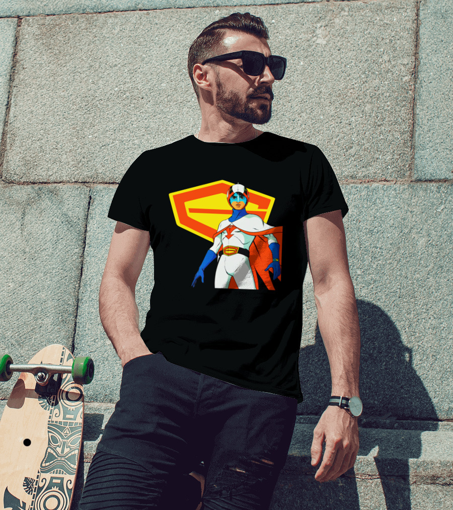 Battle Of The Planets G Force Iconic Character With Emblem T-Shirt
