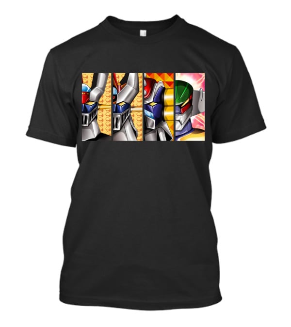 Go Nagai's Iconic Super Robots Mazinger And Getter Robo T-Shirt