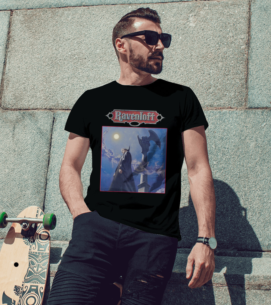 Ravenloft Vampire Night Gothic Scene T-Shirt