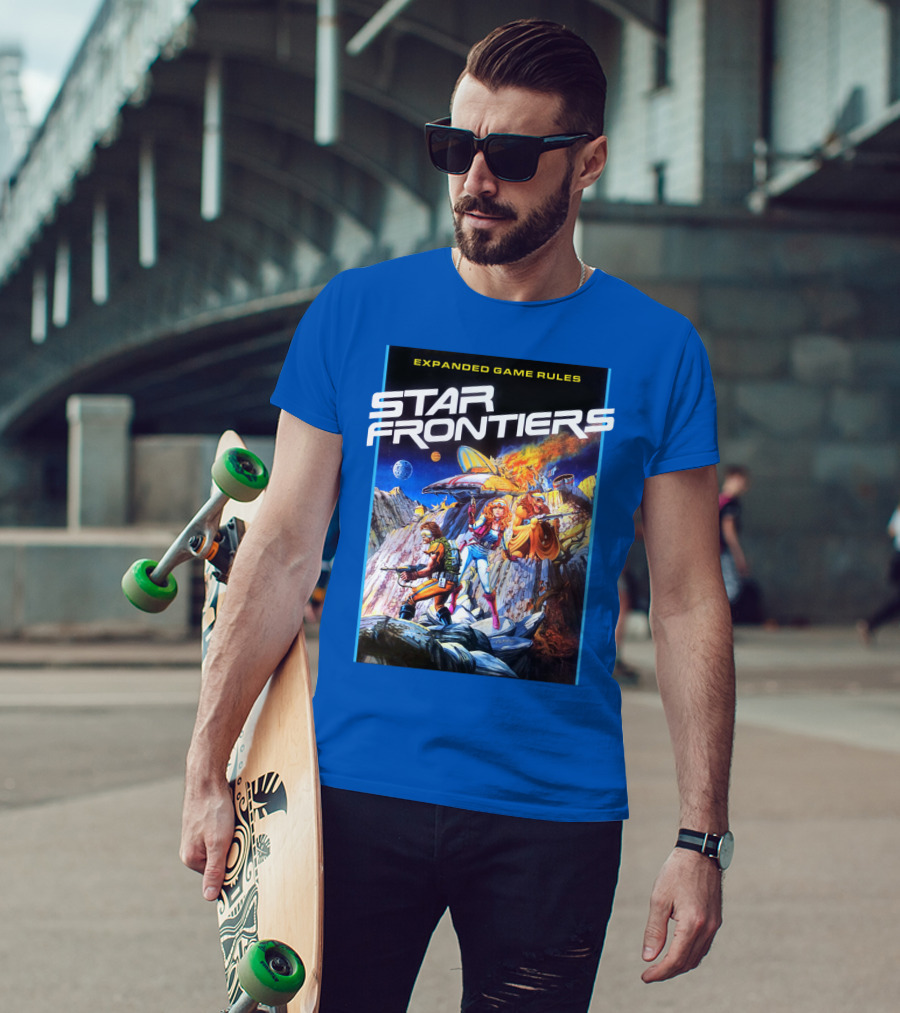 Expanded Game Rules Star Frontiers Science Fiction Adventure T-Shirt