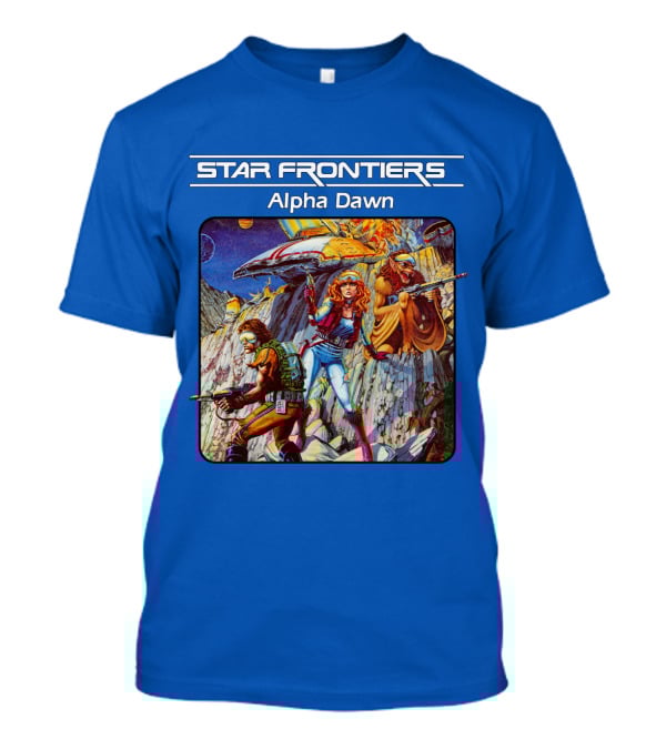 Star Frontiers Alpha Dawn Retro Sci-Fi Adventure T-Shirt