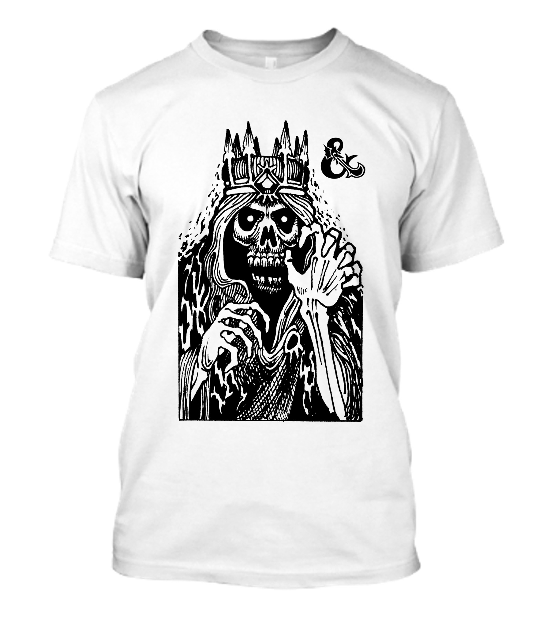 Lich Sketch DND Dungeons And Dragons Ampersand T-Shirt