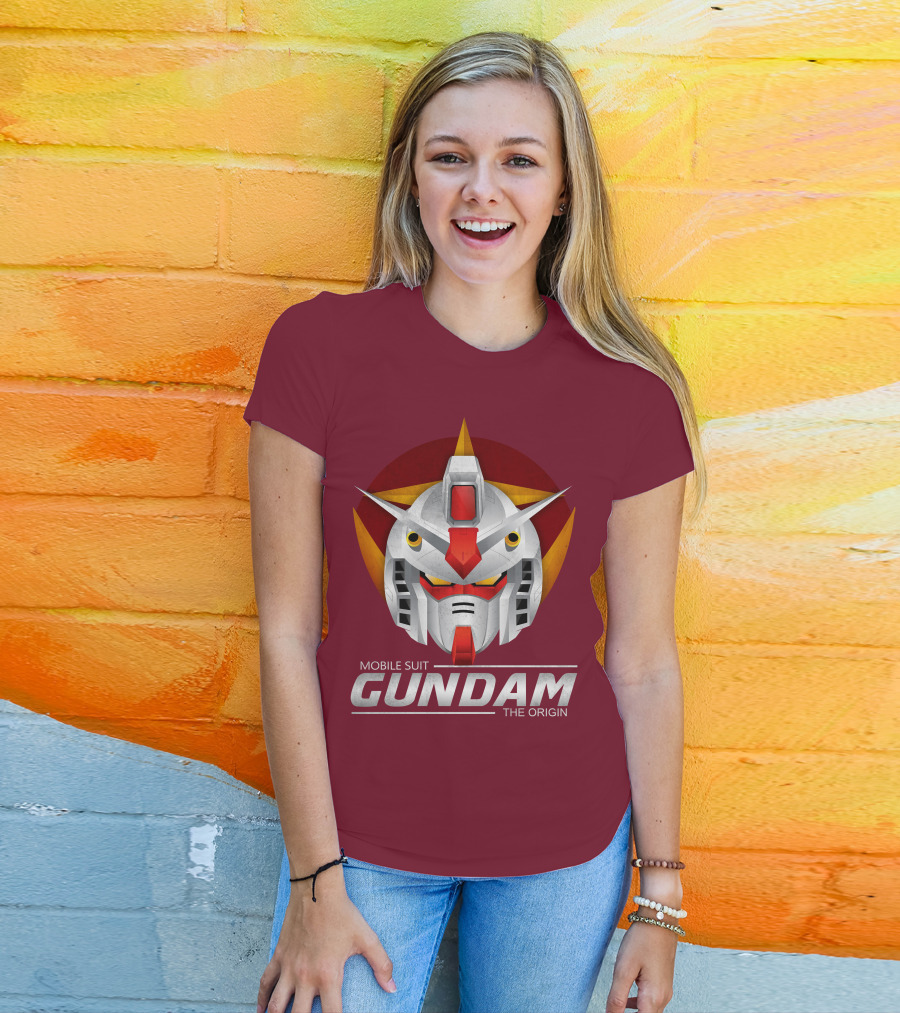 Mobile Suit Gundam The Origin Mecha Head T-Shirt