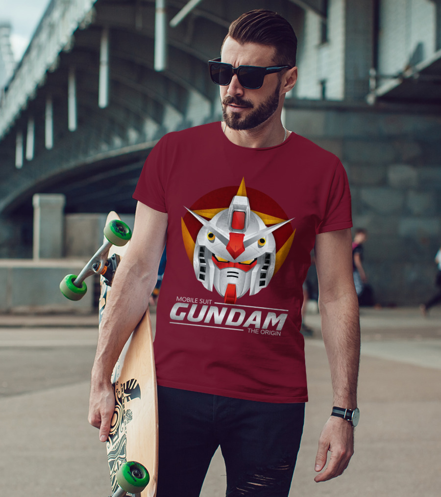 Mobile Suit Gundam The Origin Mecha Head T-Shirt