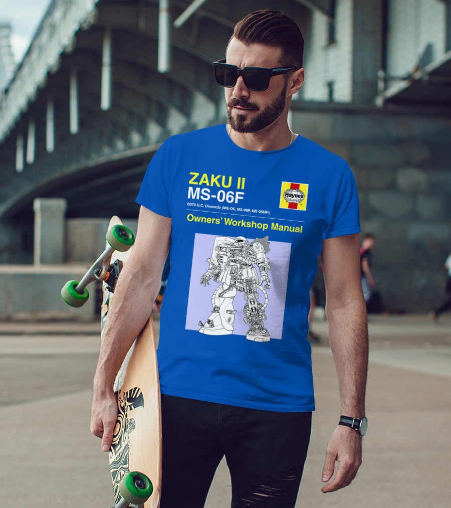 ZAKU II MS-06F 0079 U.C. Onwards Owners' Workshop Manual T-Shirt