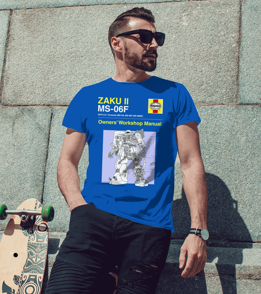 ZAKU II MS-06F 0079 U.C. Onwards Owners' Workshop Manual T-Shirt