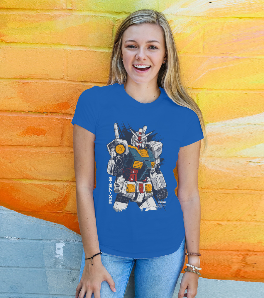 RX-78-2 EFSF Earth Federation Space Force Gundam T-Shirt
