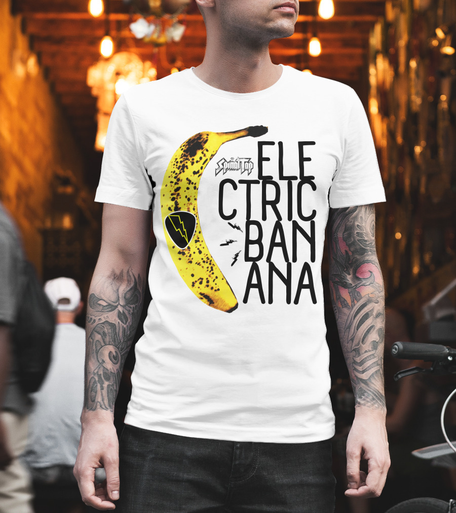 Spinal Tap Electric Banana With Lightning Bolt T-Shirt