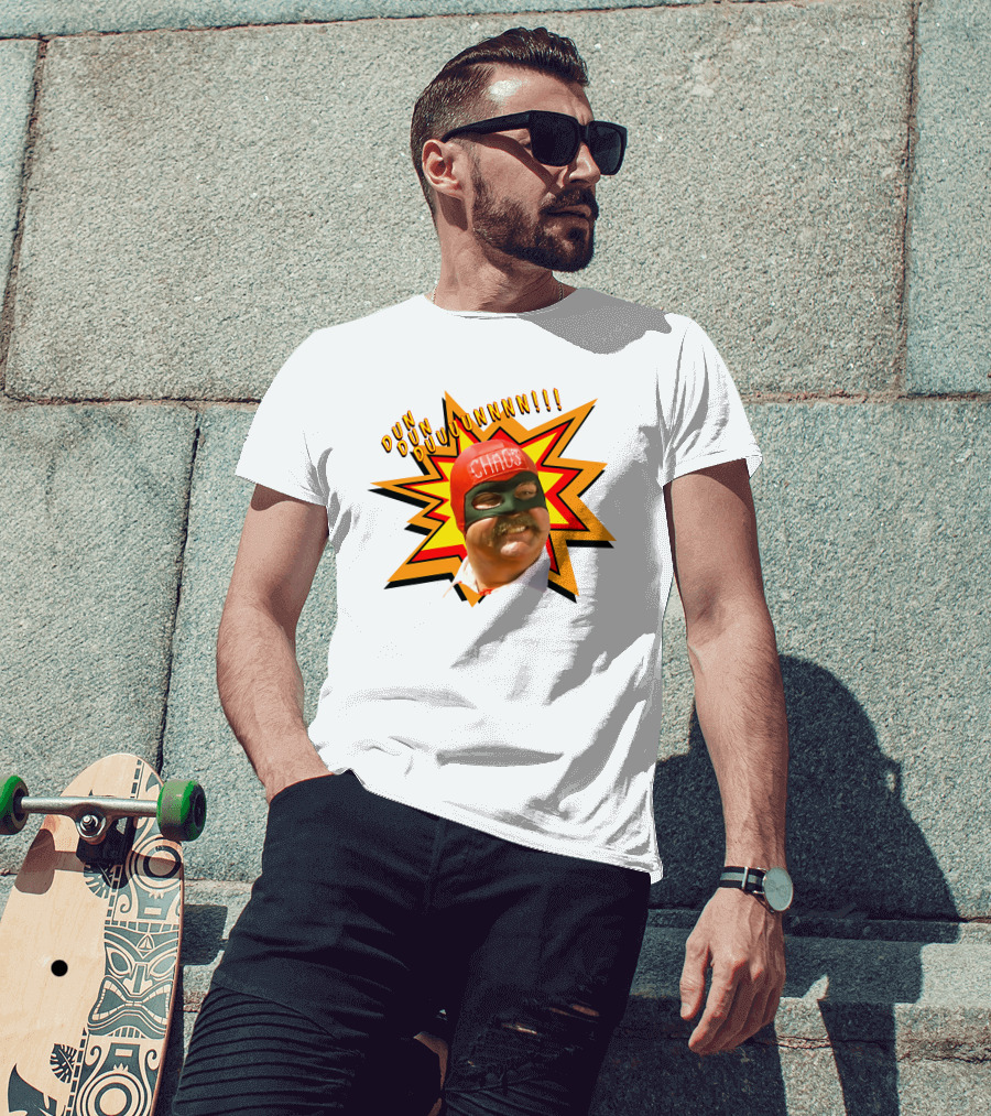 Dun Dun Duuunnnnn Captain Chaos The Cannonball Run T-Shirt