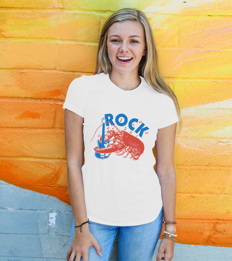 The B-52's Rock Lobster Guitar Music Fun T-Shirt