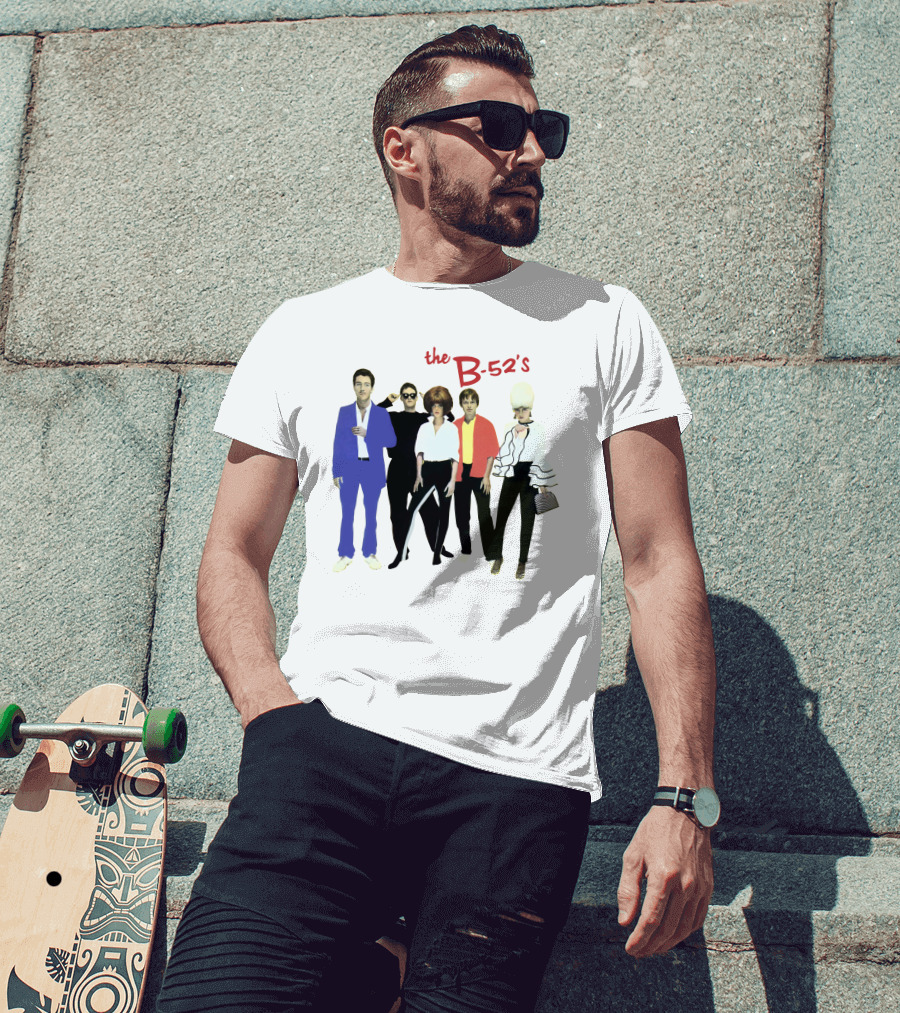 The B-52's Album Cover Band Members In Iconic Attire T-Shirt