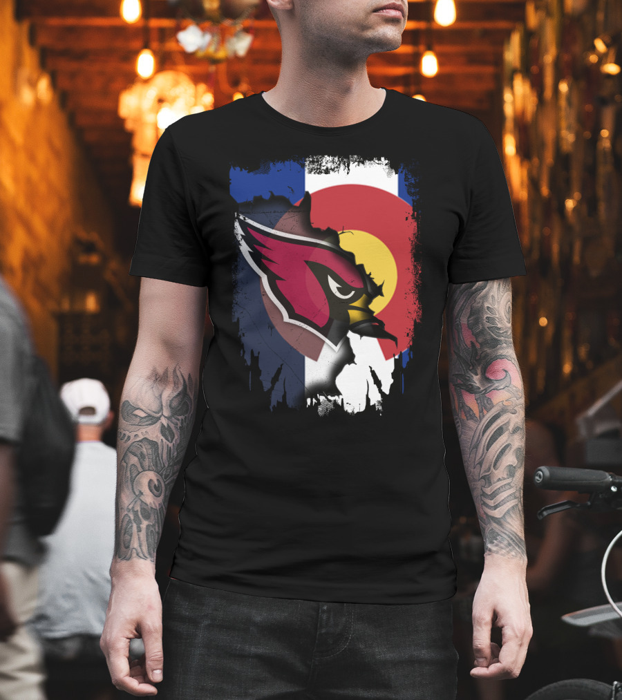 Together Colorado Cardinals Flag Fusion T-Shirt
