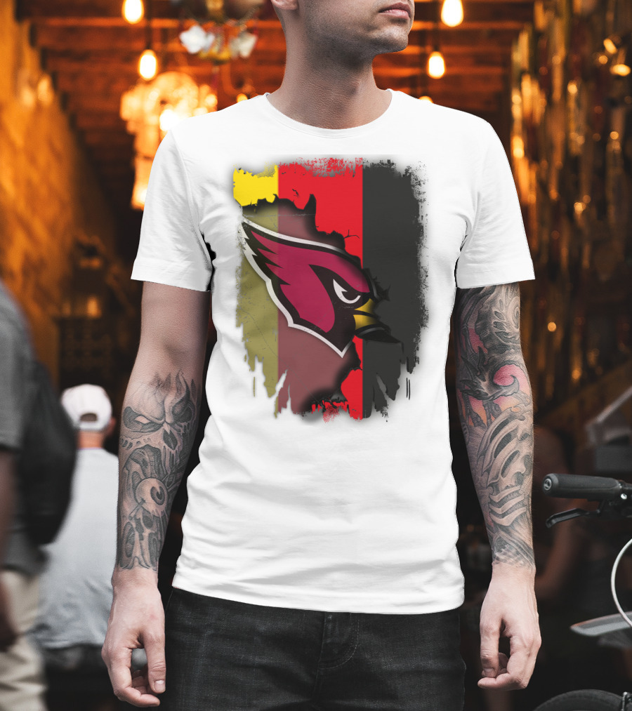 Germany Flag Colors With Cardinals T-Shirt