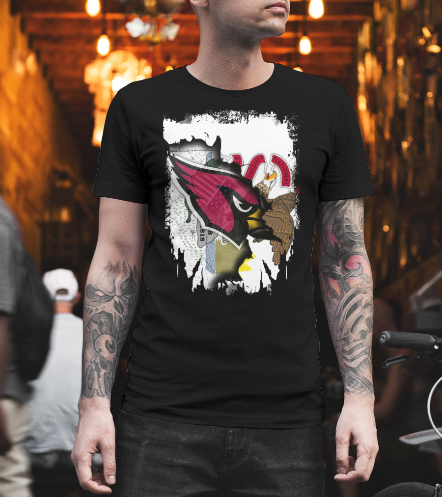 Illinois Pride With Fierce Cardinals Unity T-Shirt