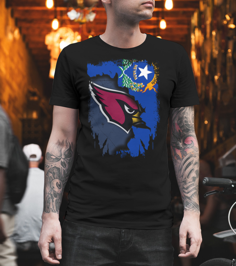 Nevada State With Cardinals Bird T-Shirt