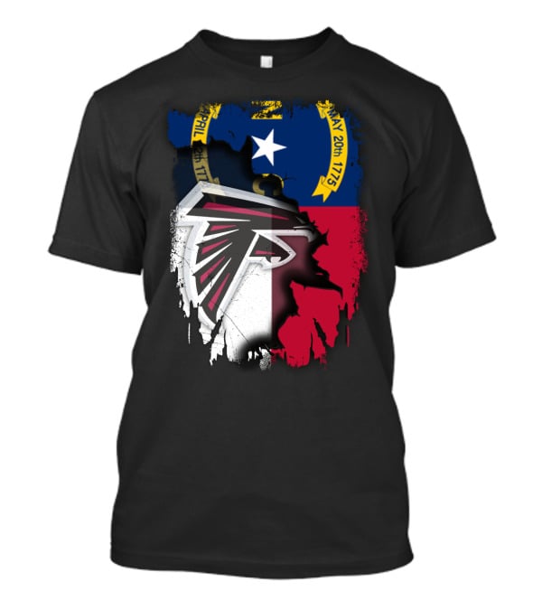 North Carolina Flag Falcons Emblem Unity T-Shirt