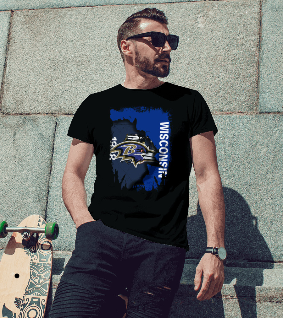 Wisconsin 1996 Ravens T-Shirt