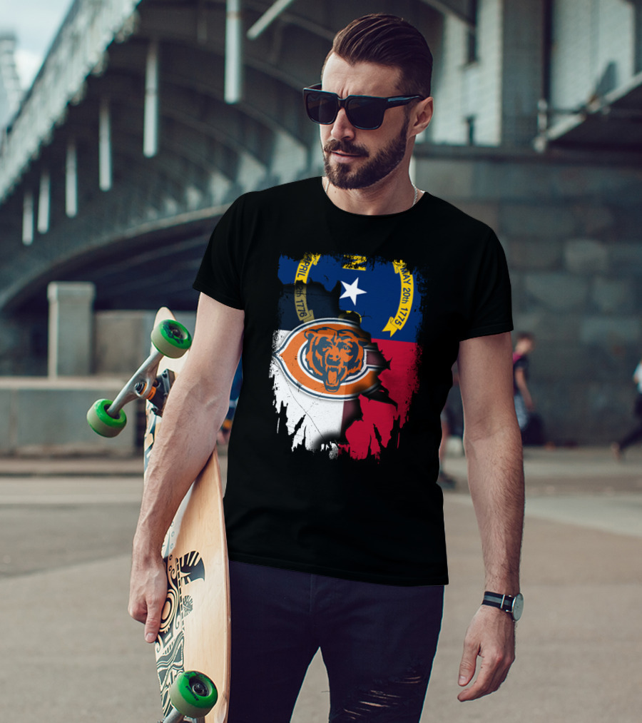 Together North Carolina Flag And Bears T-Shirt