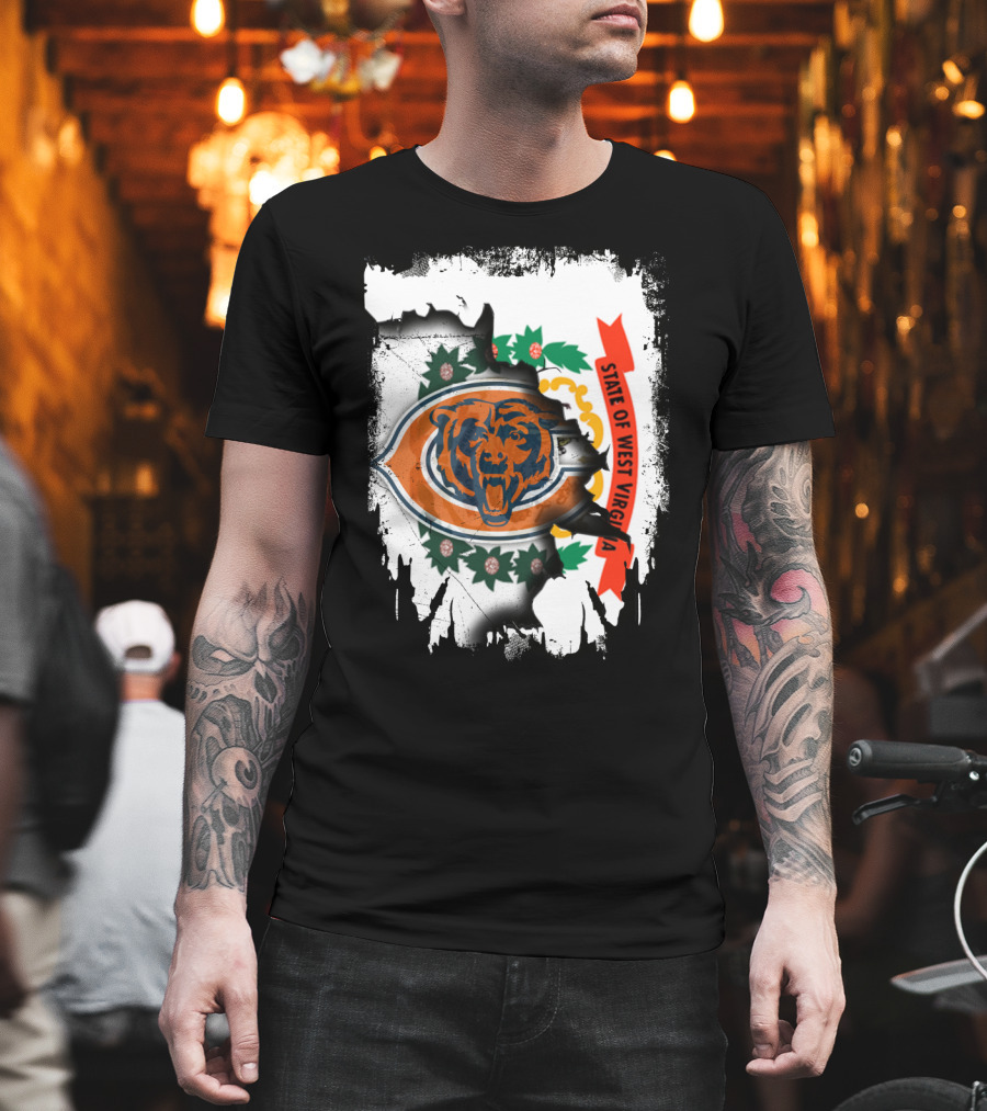 State of West Virginia Bears Emblem T-Shirt