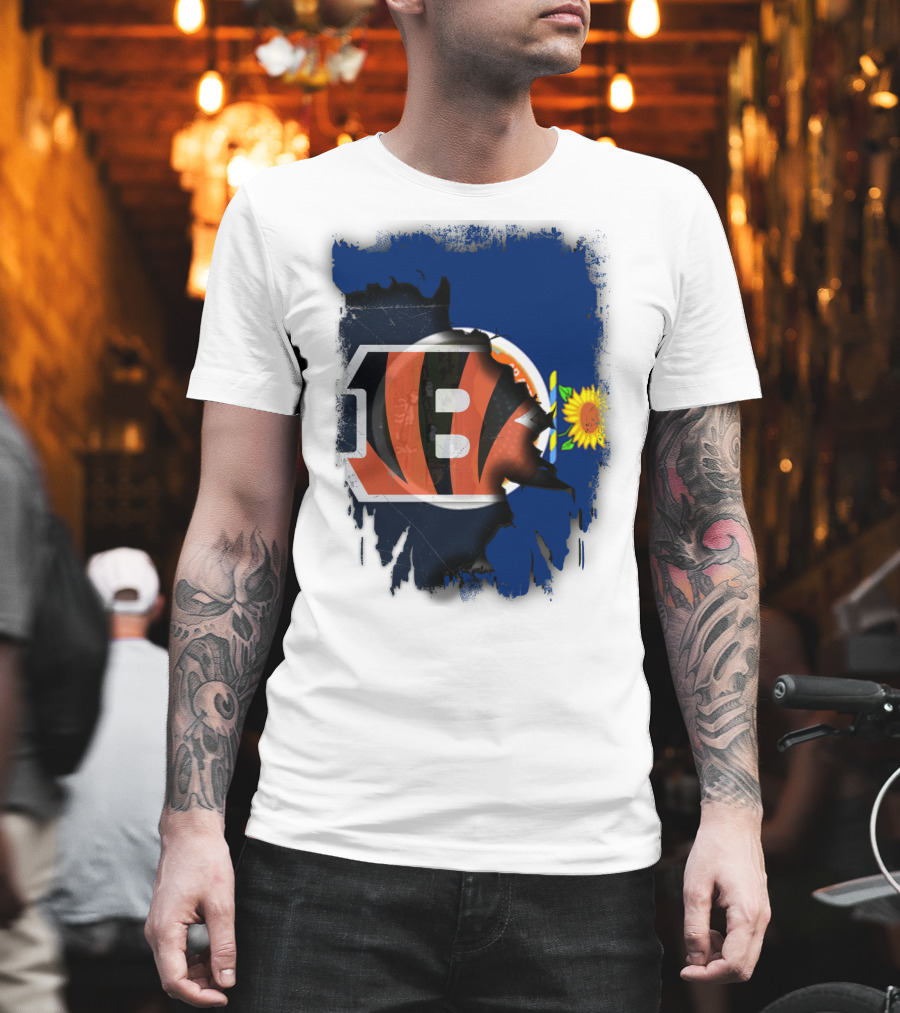 Kansas Bengals Sunflower Collaboration T-Shirt