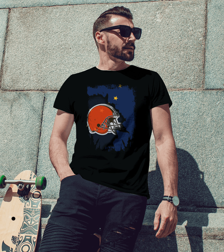 Alaska Browns Helmet Together T-Shirt