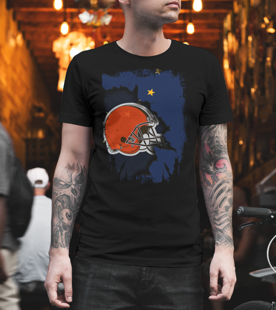 Alaska Browns Helmet Together T-Shirt