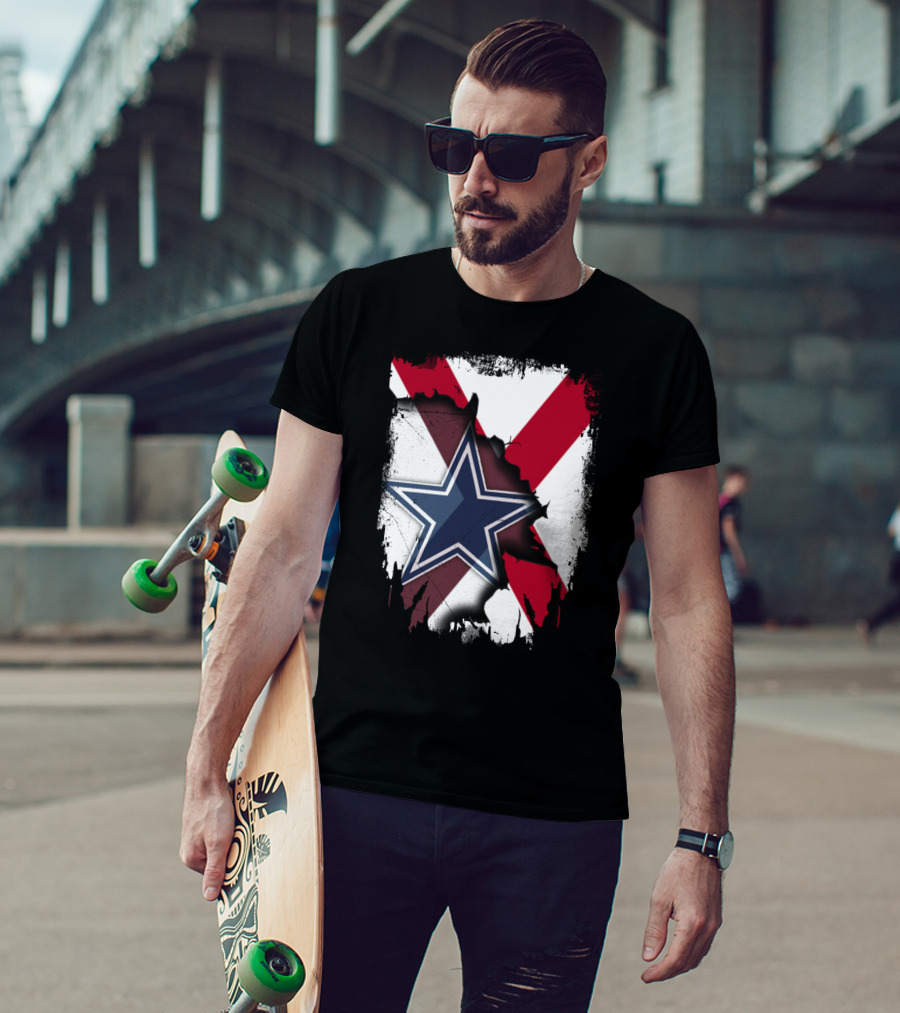 Dallas Cowboys And Alabama Pride Crossover T-Shirt