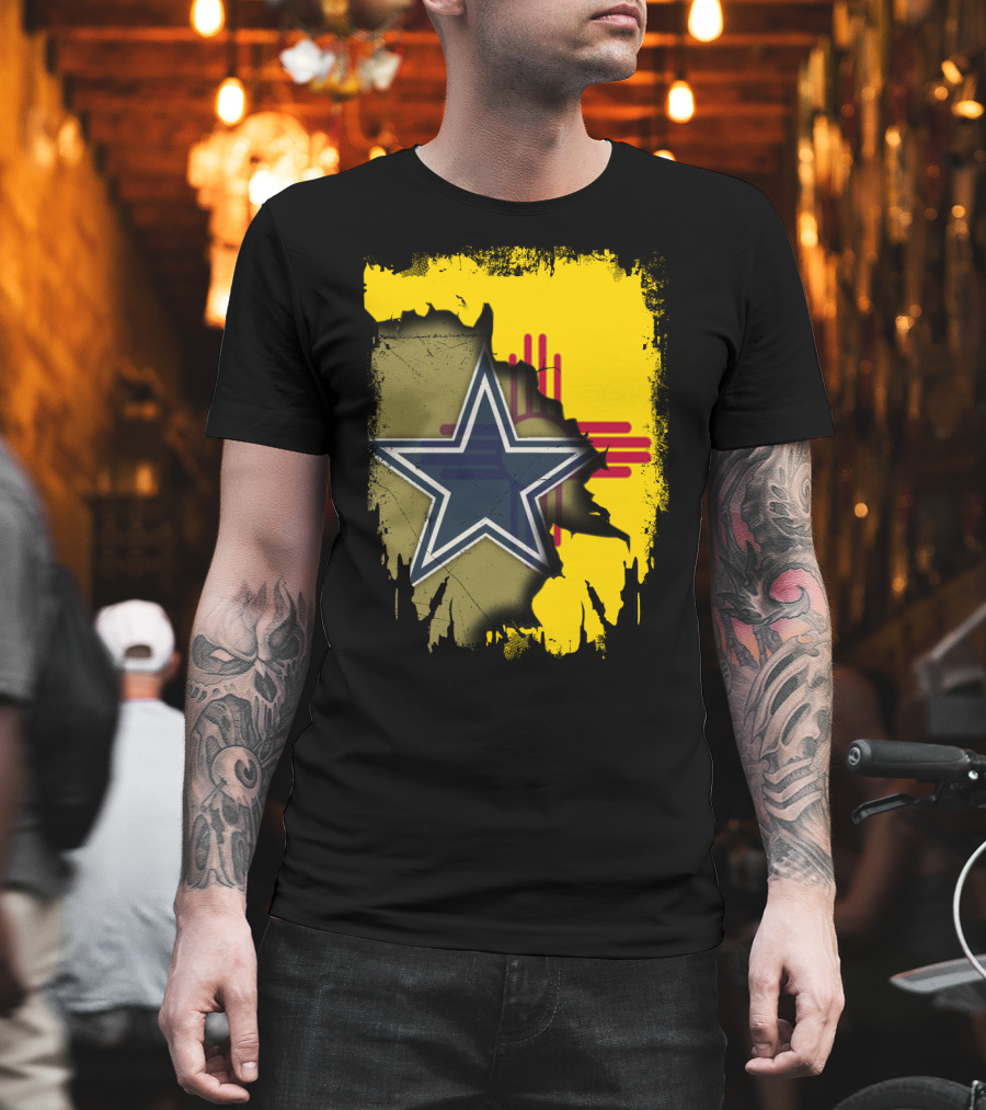 New Mexico Zia And Dallas Cowboys Star Fusion T-Shirt