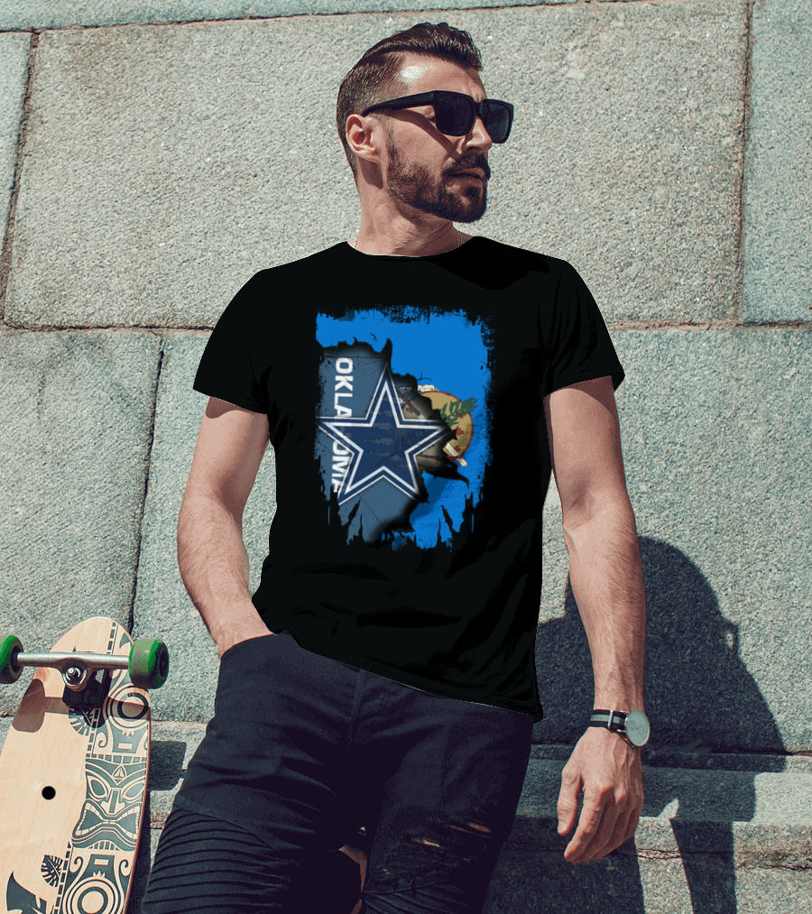 Oklahoma State Pride Dallas Cowboys Mashup T-Shirt