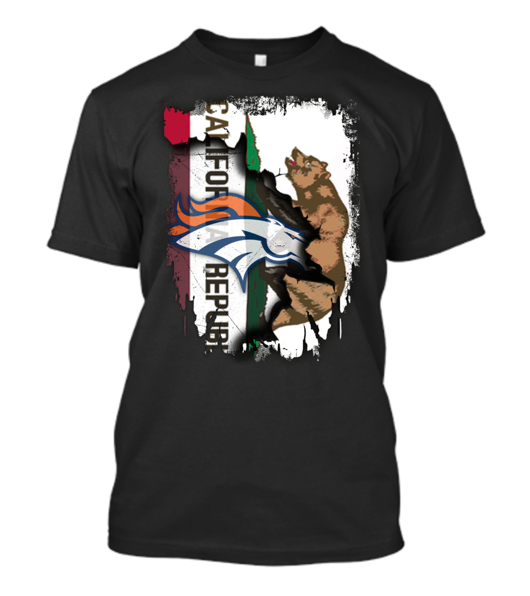 California Republic Meet Broncos Together T-Shirt