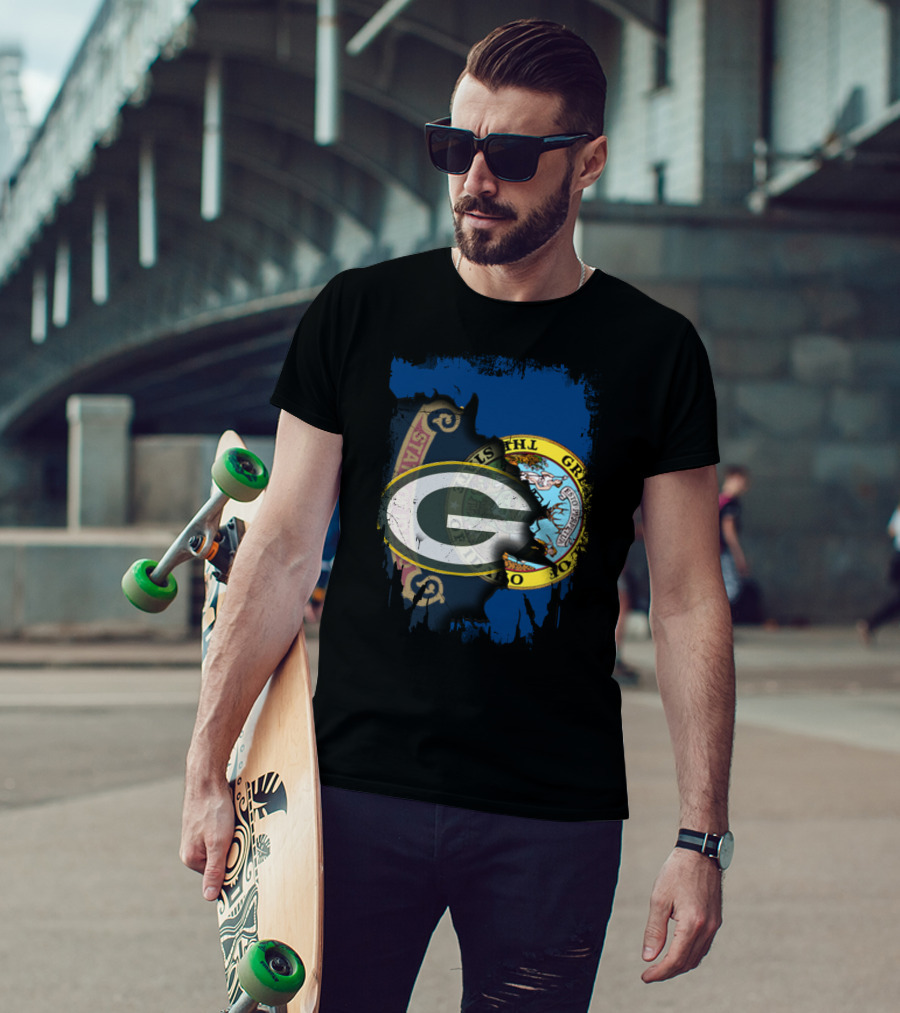 Together Idaho Green Bay Packers Fusion T-Shirt