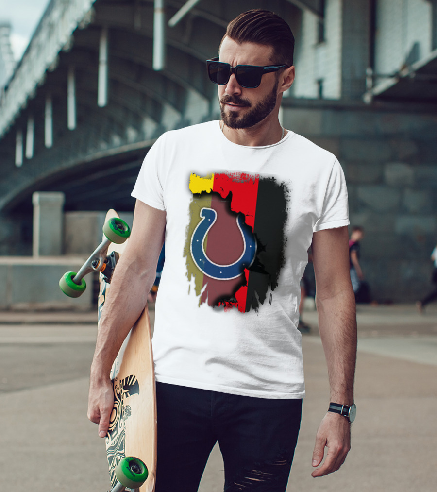 Germany Colors With Colts Horseshoe T-Shirt