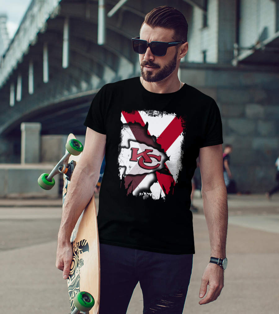 Together Alabama KC Chiefs Fusion Fan T-Shirt